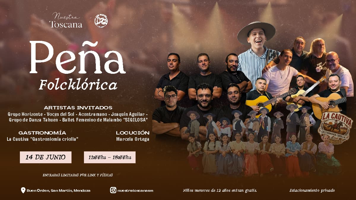 Entradas para PEÑA FOLCKLORICA